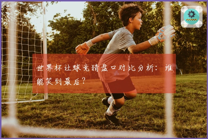 世界杯让球竞猜盘口对比分析：谁能笑到最后？